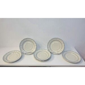 Cordella Bluet Stoneware Saucers Set of 6